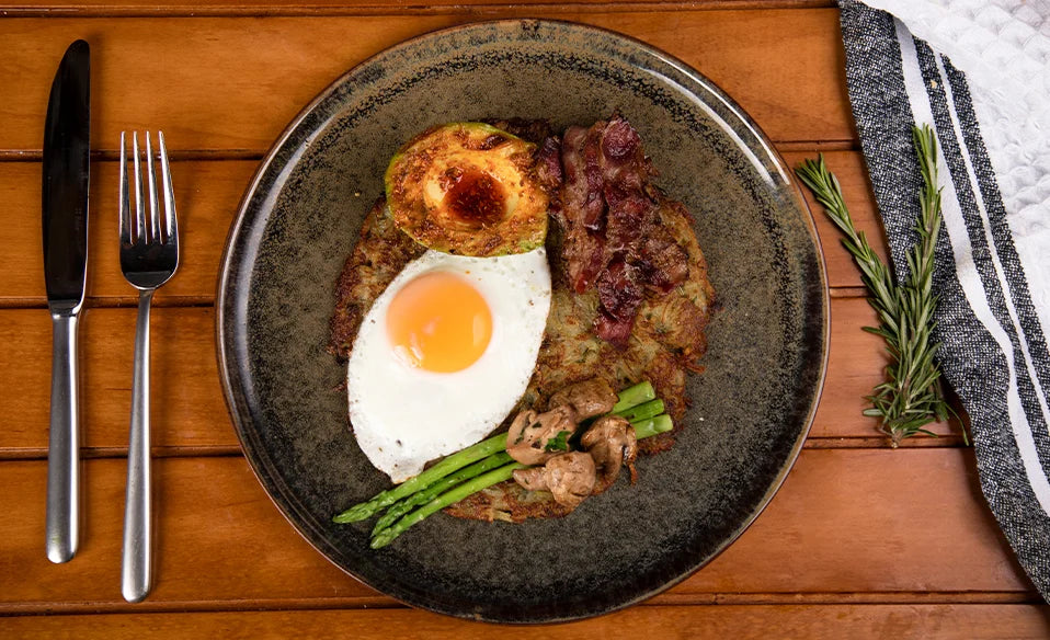 Eggs for breakfast at MLS Steakhouse