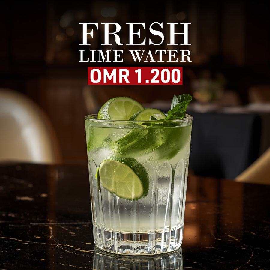 Lime drink at MLS Steakhouse