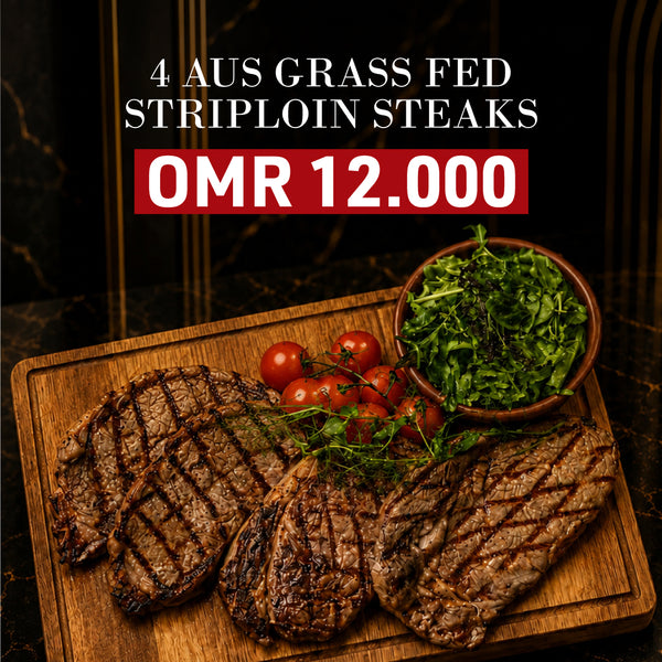 4x AUS Grass-fed Striploin